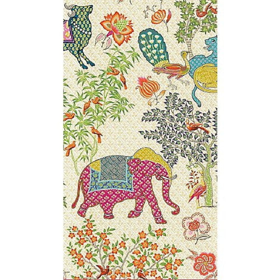 Caspari Caspari Le Jardin De Mysore Guest Towel Hot