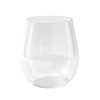 Caspari Caspari Acrylic Stemless Clear Wine Glass Hot