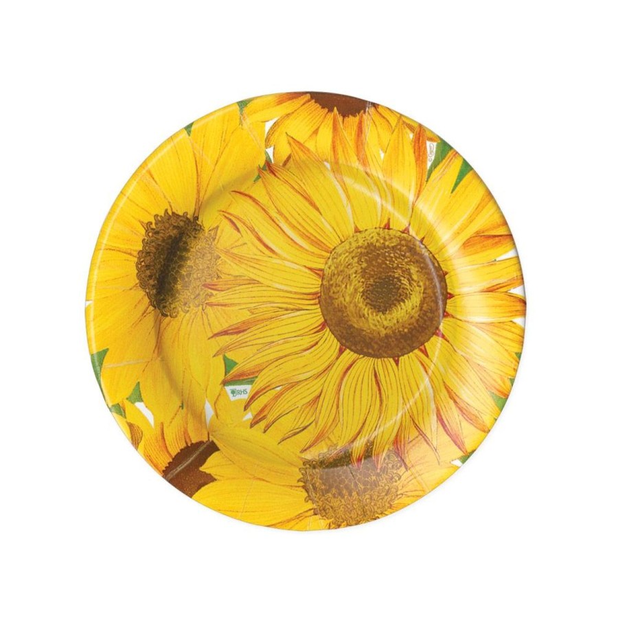 Caspari Caspari Sunflowers Salad Plates Clearance