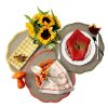 Deborah Rhodes Deborah Rhodes Autumn Border Scallop Placemat Best