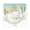 Jellycat Jellycat Playful Ploar Bears Book 8"X8" Wholesale