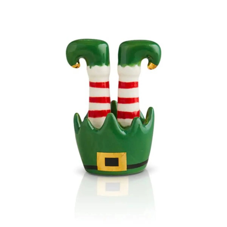 Nora Fleming Nora Fleming "Jingle Toes" Elf Feet Mini Hot