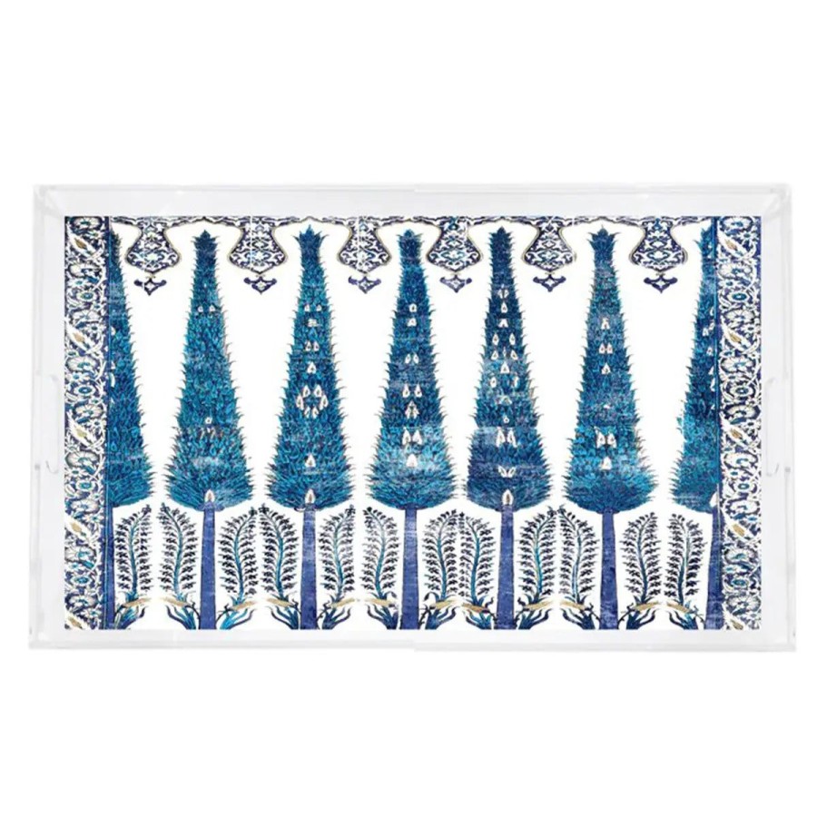 Nicolette Mayer Collection Nicolette Mayer Topkapi Garden Rectangular Acrylic Tray Wholesale