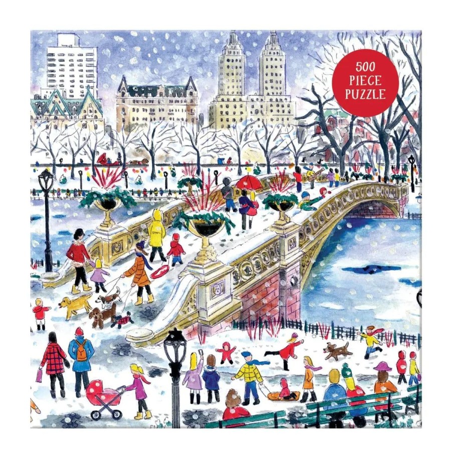 Hachette Book Group Michael Storrings Bow Bridge In Central Park Puzzle Wholesale