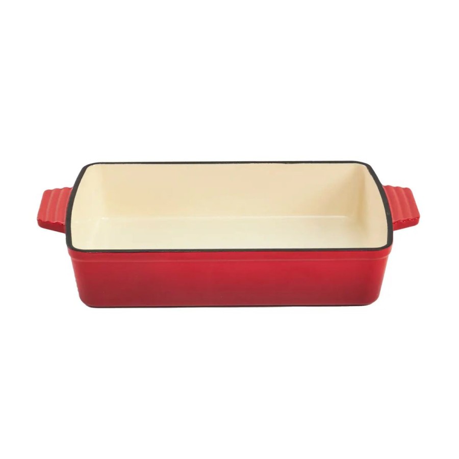 Gracious Home Kitchen Enameled Cast Iron Rectangle Baking Dish Best