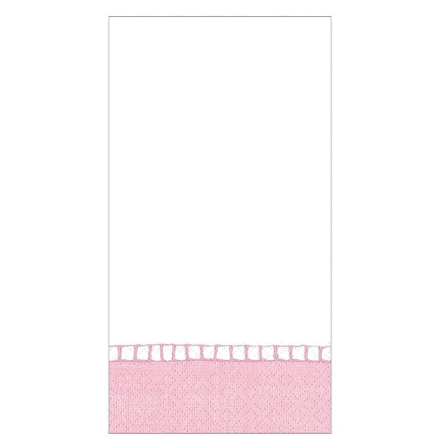 Caspari Caspari Linen Border Guest Towel Napkin Best