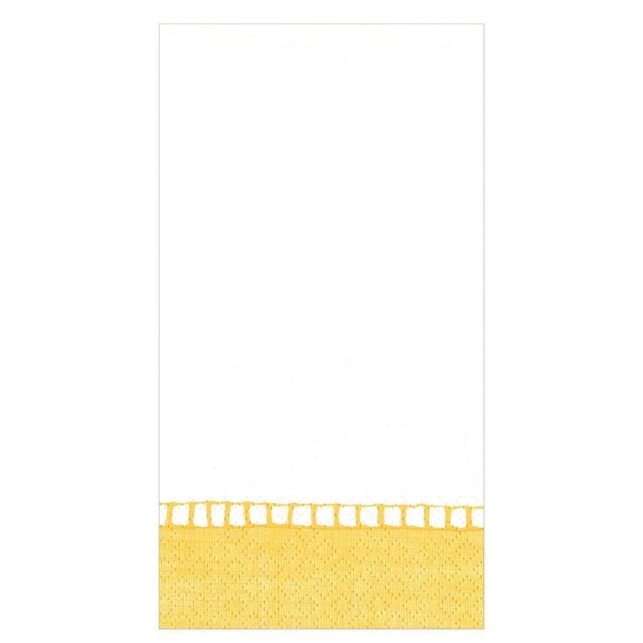 Caspari Caspari Linen Border Guest Towel Napkin Best