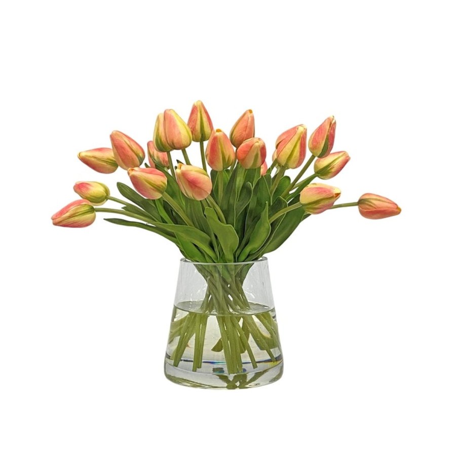 Winward International Winward Orange Tulip In Small Vase Online