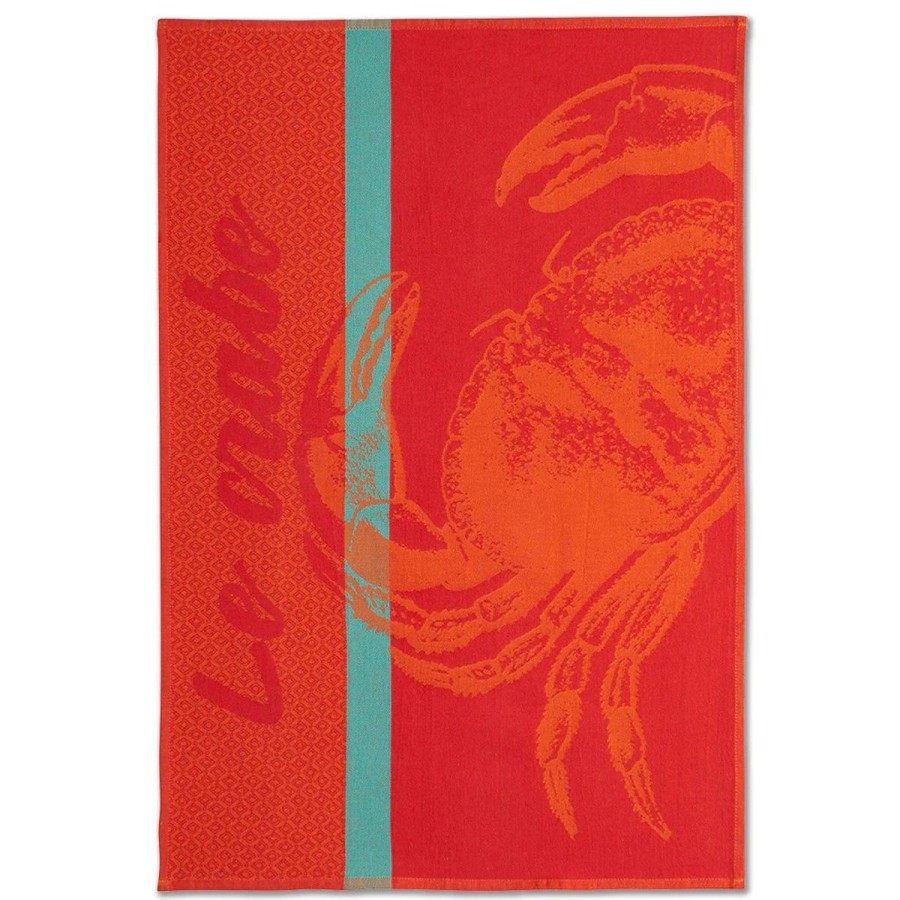 Coucke Coucke Crabe Tea Towel Clearance