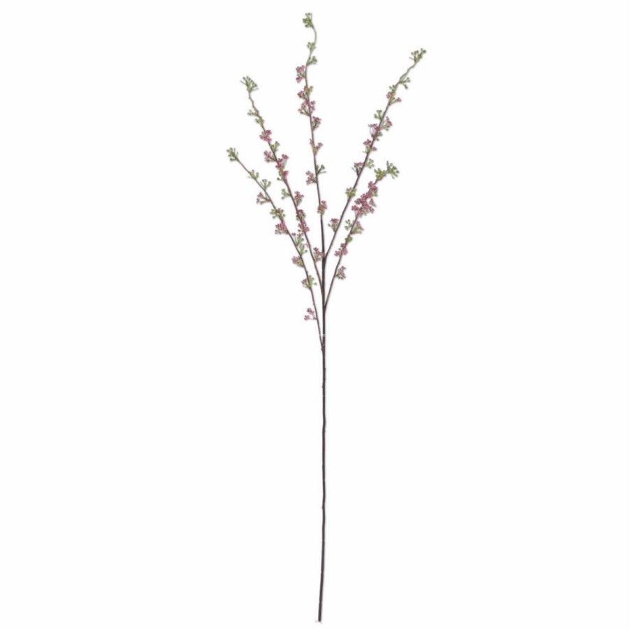 K&K Interiors K&K 46" Pink Hoary Willow Spray Hot