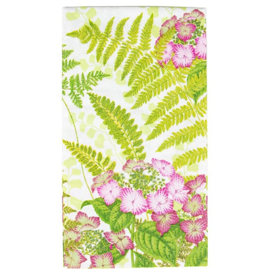 Caspari Caspari Fern Garden Guest Towel Hot