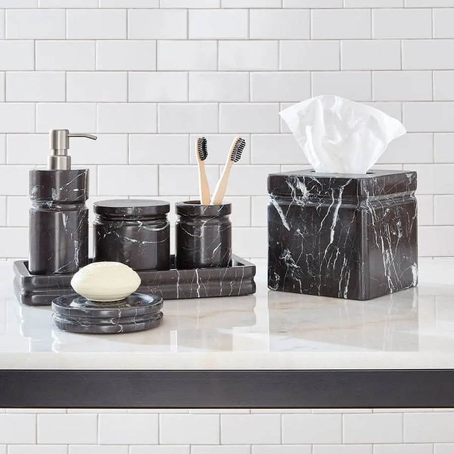 Sferra Sferra Marquina Soap Dispenser-Black Best