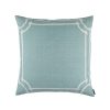 Lili Alessandra Lili Alessandra Angie Square Border Pillow-Spa/White Wholesale