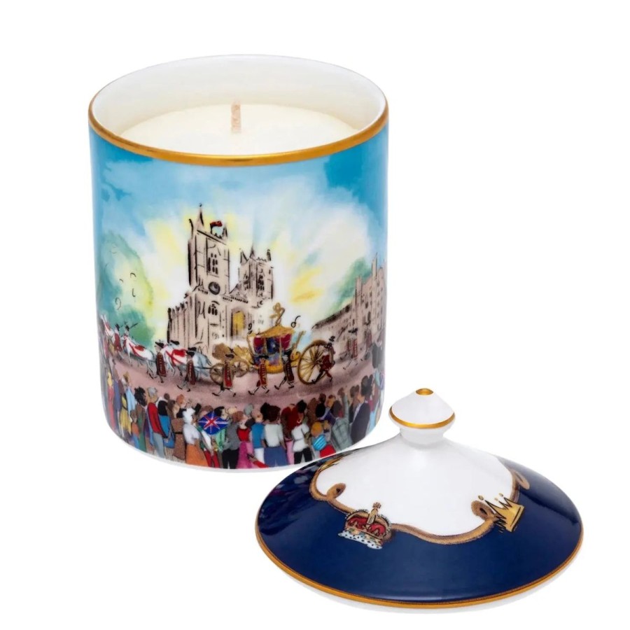 Halcyon Days Halcyon Days Sandalwood & Vetiver Coronation At Westminster Abbey Candle Hot