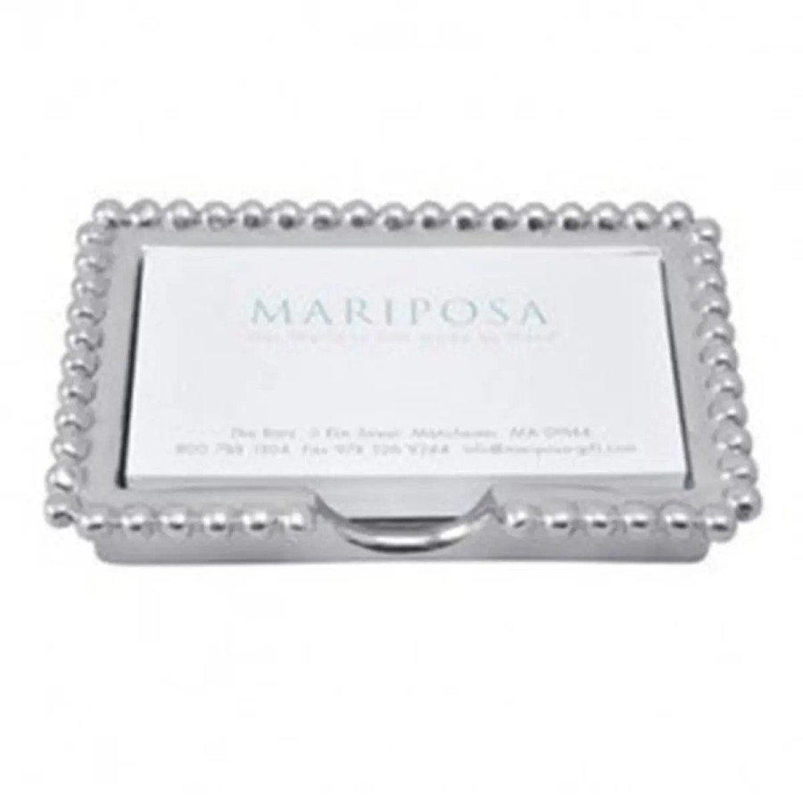 Mariposa Mariposa Beaded Business Card Holder New