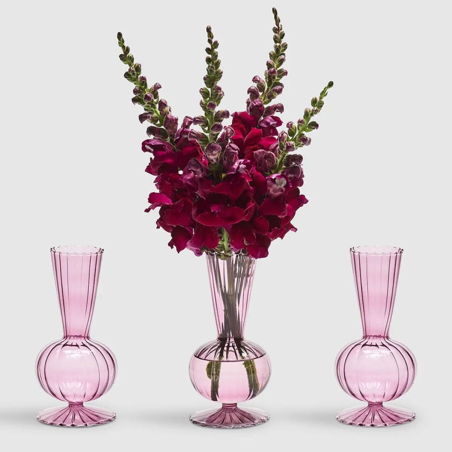 Kim Seybert Kim Seybert Tess Bud Vase, Set Of 3 New