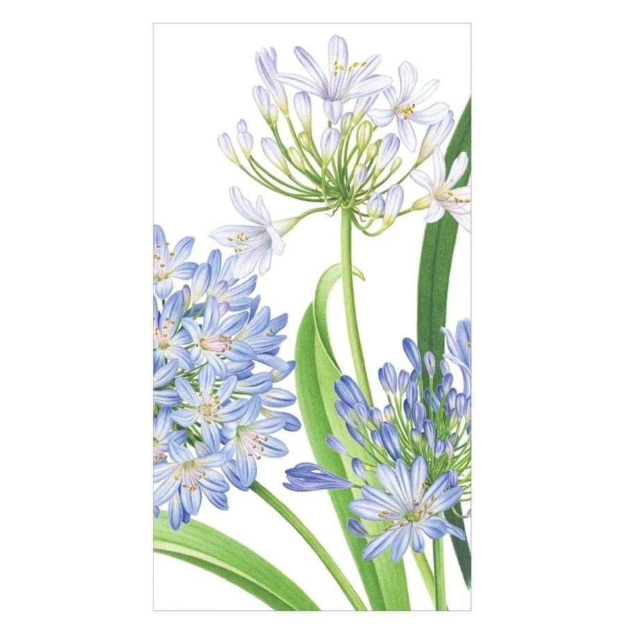 Caspari Caspari Agapanthus Garden Guest Towel Hot