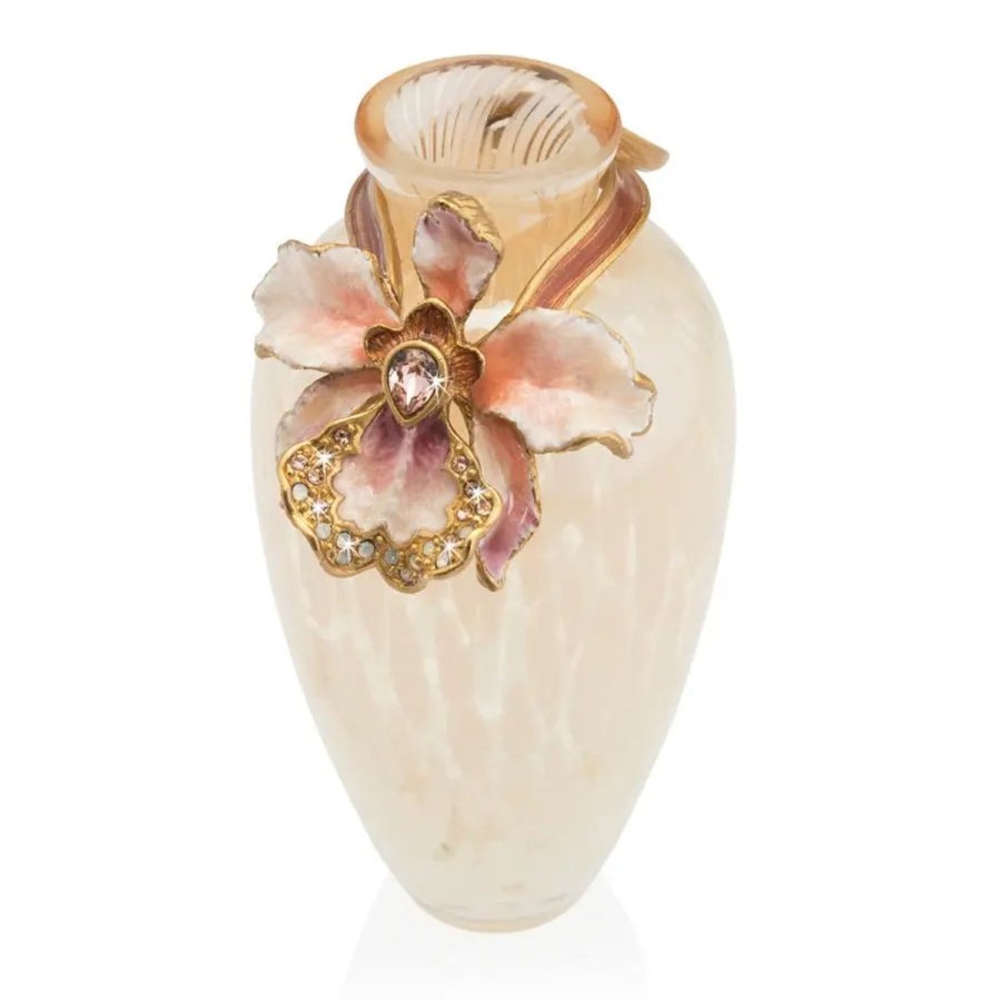 Jay Strongwater Jay Strongwater Audra Orchid Mini Vase New