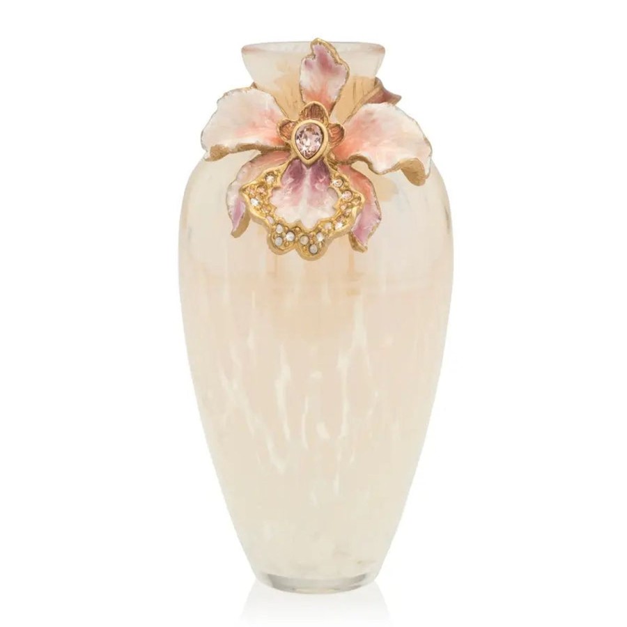 Jay Strongwater Jay Strongwater Audra Orchid Mini Vase New