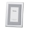 Tizo Designs Siena Flat Rounded Edge Silverplate Frame-4In X 6In Online