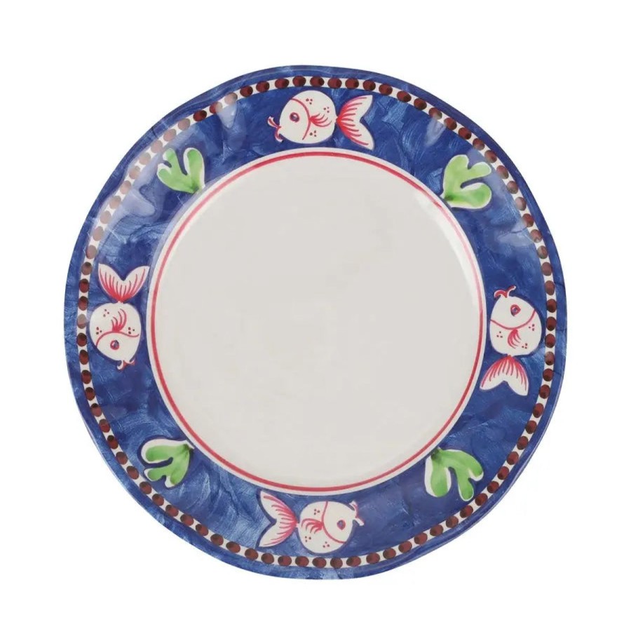 Vietri Vietri Campagna Melamine Pesce Dinner Plate Wholesale