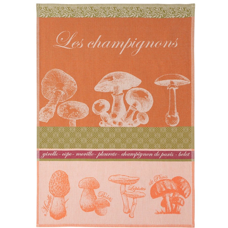 Coucke Coucke Mushrooms Tea Towel Wholesale