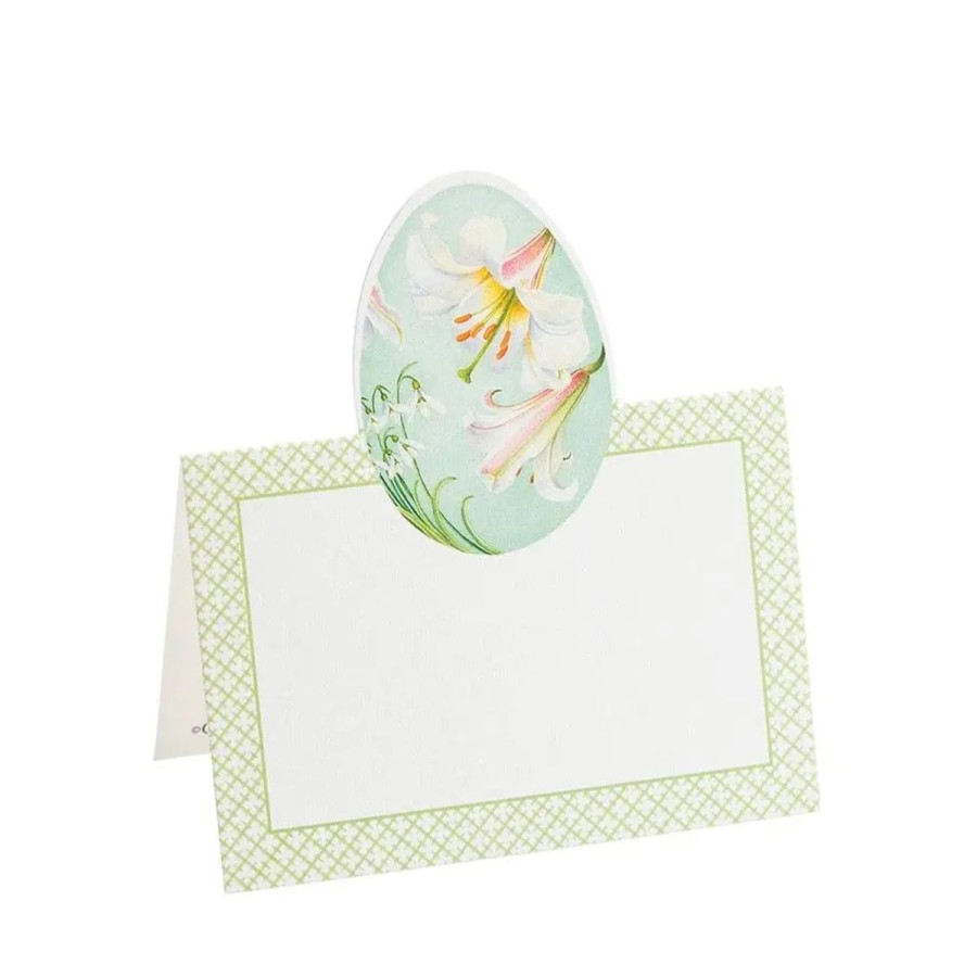 Caspari Caspari Floral Decorated Eggs Place Cards Online