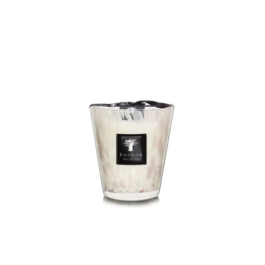 Baobab Collection Baobab Collection Max 16 Pearls White Candle Best