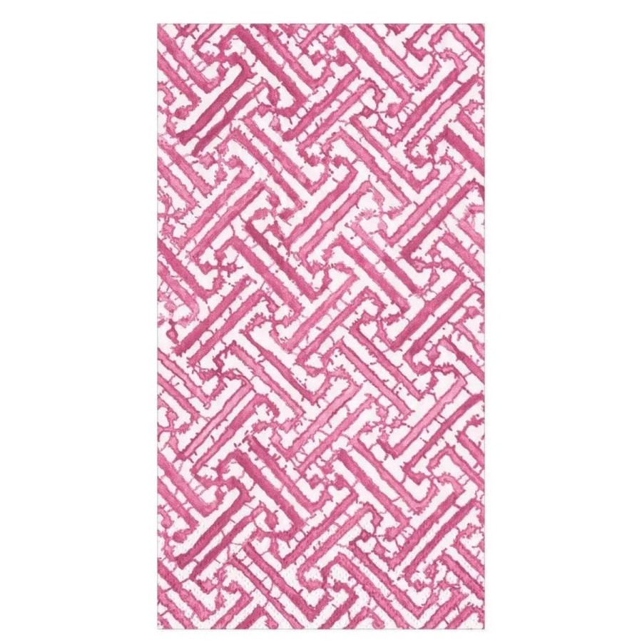 Caspari Caspari Fretwork Guest Towel Wholesale