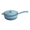 Gracious Home Kitchen Enameled Cast Iron Cove Sauce Pan New