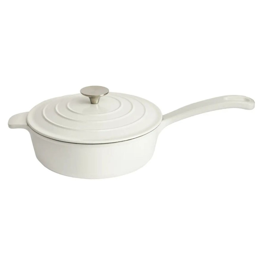 Gracious Home Kitchen Enameled Cast Iron Cove Sauce Pan New