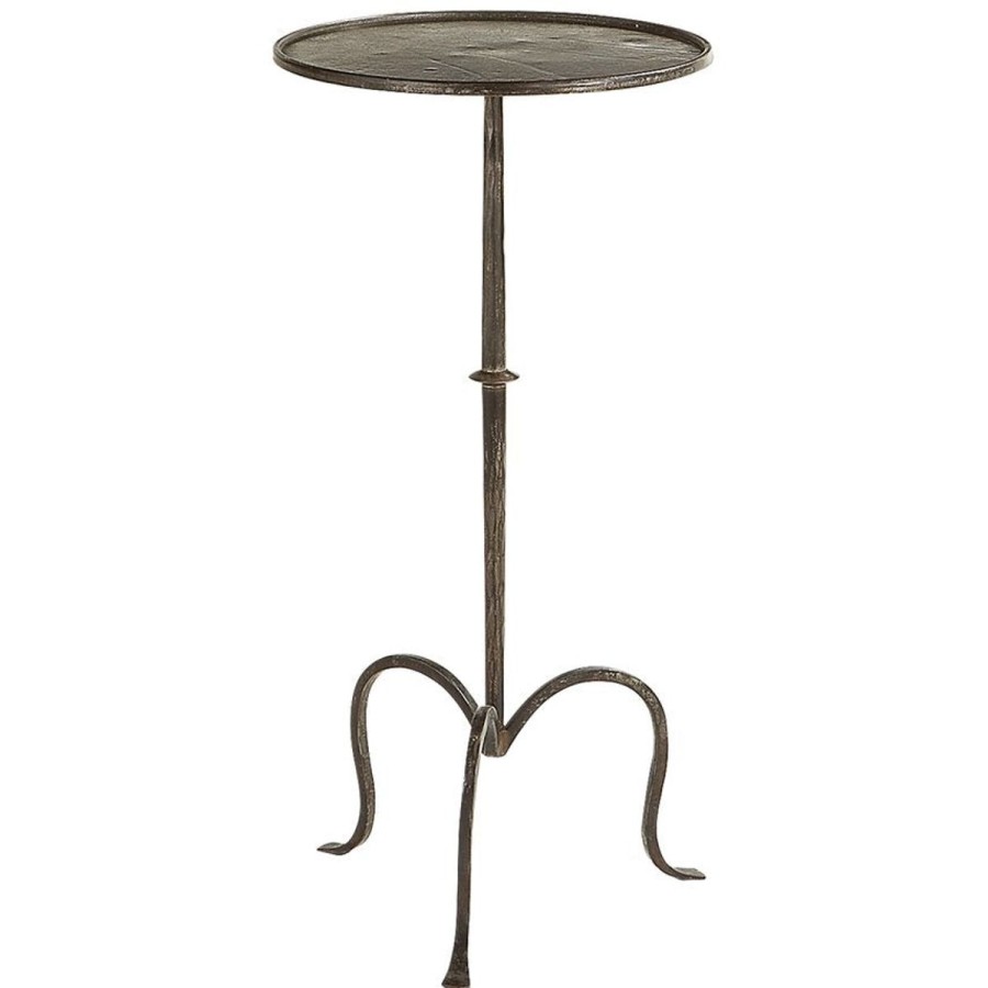 Visual Comfort Visual Comfort Hand-Forged Aged Iron Martini Table Hot