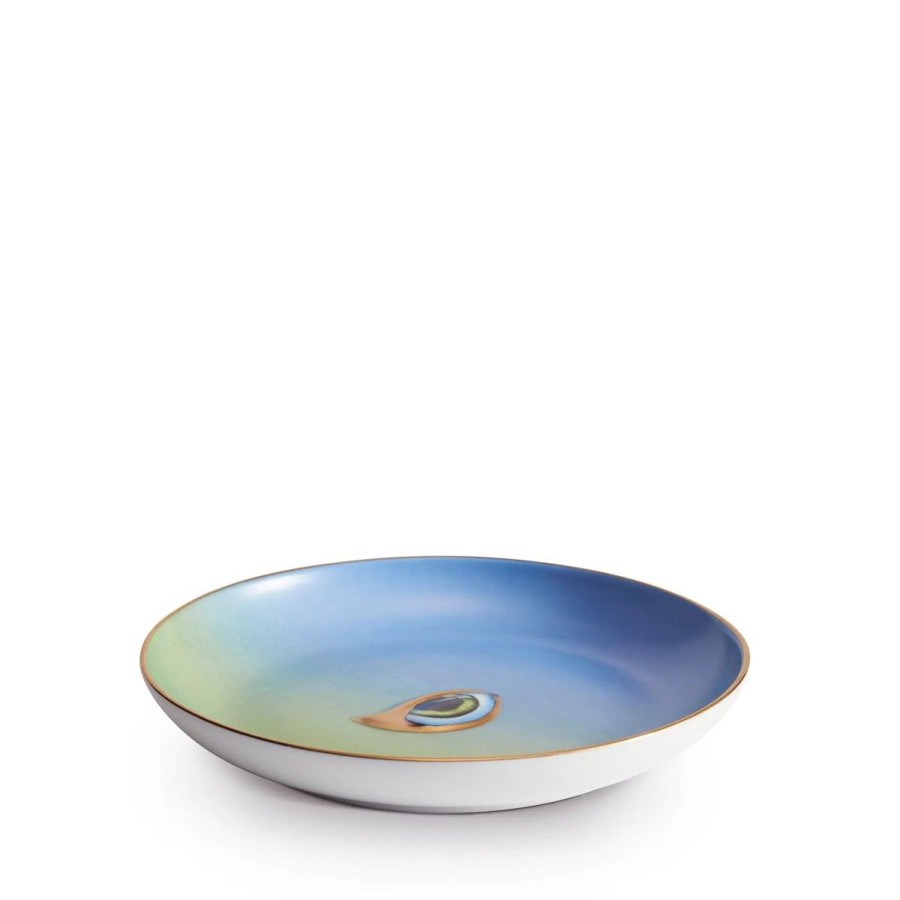 L'Objet D'Art L'Objet Lito Plate Green-Blue Online