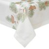 Mode Living Mode Living Newbury Tablecloth-White Beige Clearance