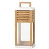 K&K Interiors K&K 23.5" St. Tropez Shutter Square Lantern Wholesale