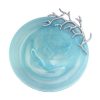 Mariposa Mariposa Alabaster Aqua Coral Platter (New Price) Hot