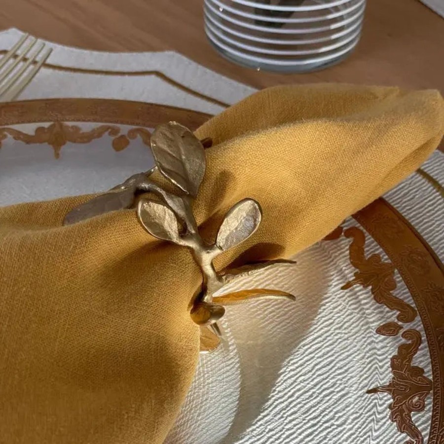 Bodrum Bodrum Laurel Canyon Crown Gold Napkin Ring S/4 Online