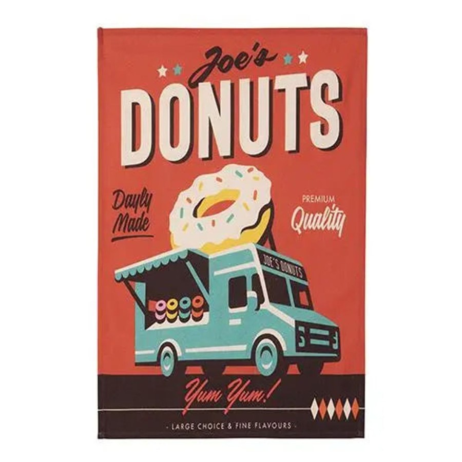 Coucke Coucke Misteratomic Donuts Tea Towel New