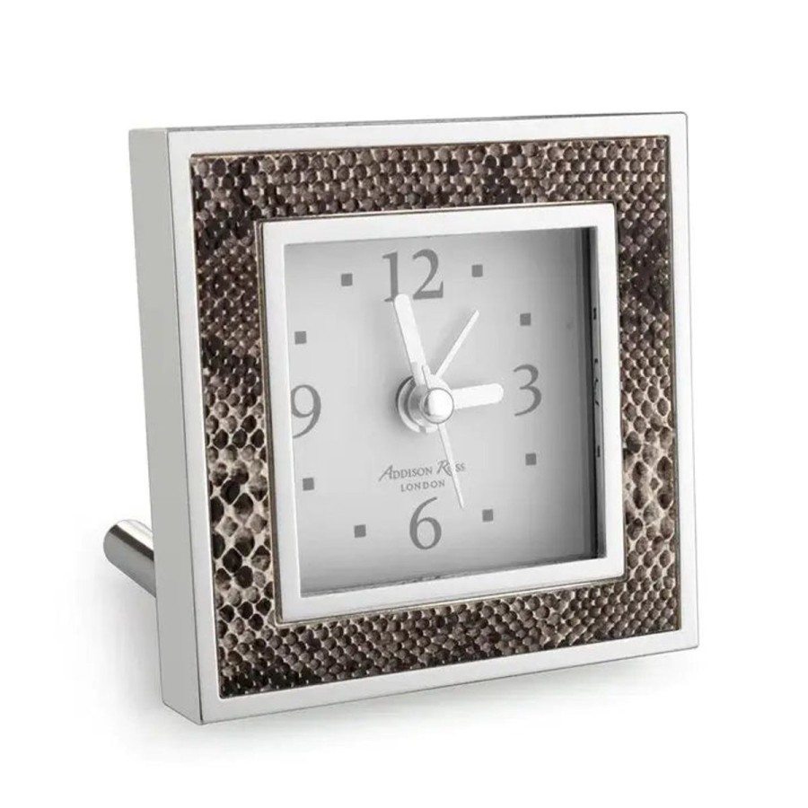 Addison Ross Addison Ross Snake Square Alarm Clock New