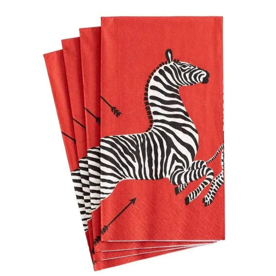 Caspari Caspari Zebras Guest Towel Best