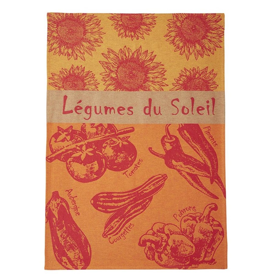 Coucke Coucke Legumes D'Ete Tea Towel Clearance