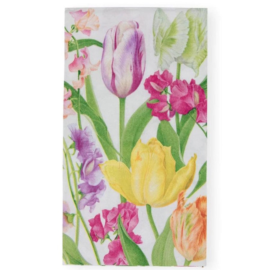 Caspari Caspari Spring Flower Show Guest Towel New