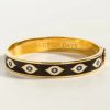 Halcyon Days Halcyon Days Evil Eye Midnight Blue & Gold Hinged Bangle Best