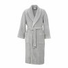 Yves Delorme Yves Delorme Etoile Shawl Collar Bathrobe-Medium-Platine Clearance