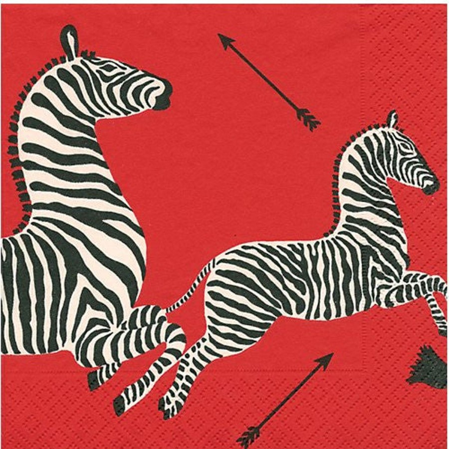 Caspari Caspari Zebras Cocktail Napkin Online