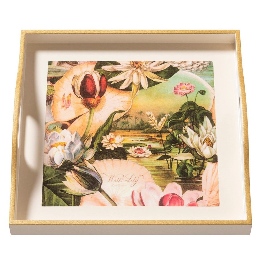 Whitelaw & Newton Whitelaw & Newton Waterlily Small Cream Tray Hot