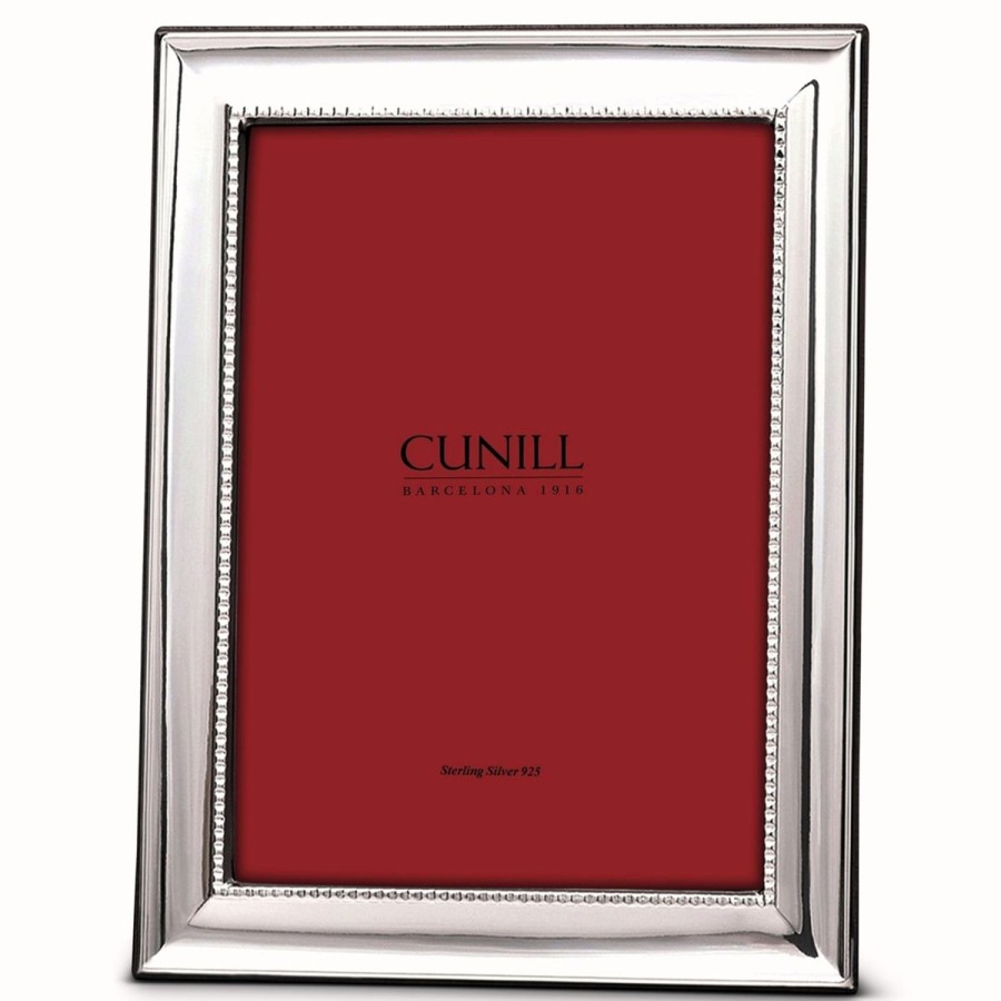 Cunill Cunill Grooves Non-Tarnish Sterling Silver Picture Frame Clearance