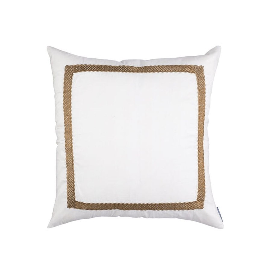 Lili Alessandra Lili Alessandra Caesar Square Pillow-Ivory/Gold Wholesale