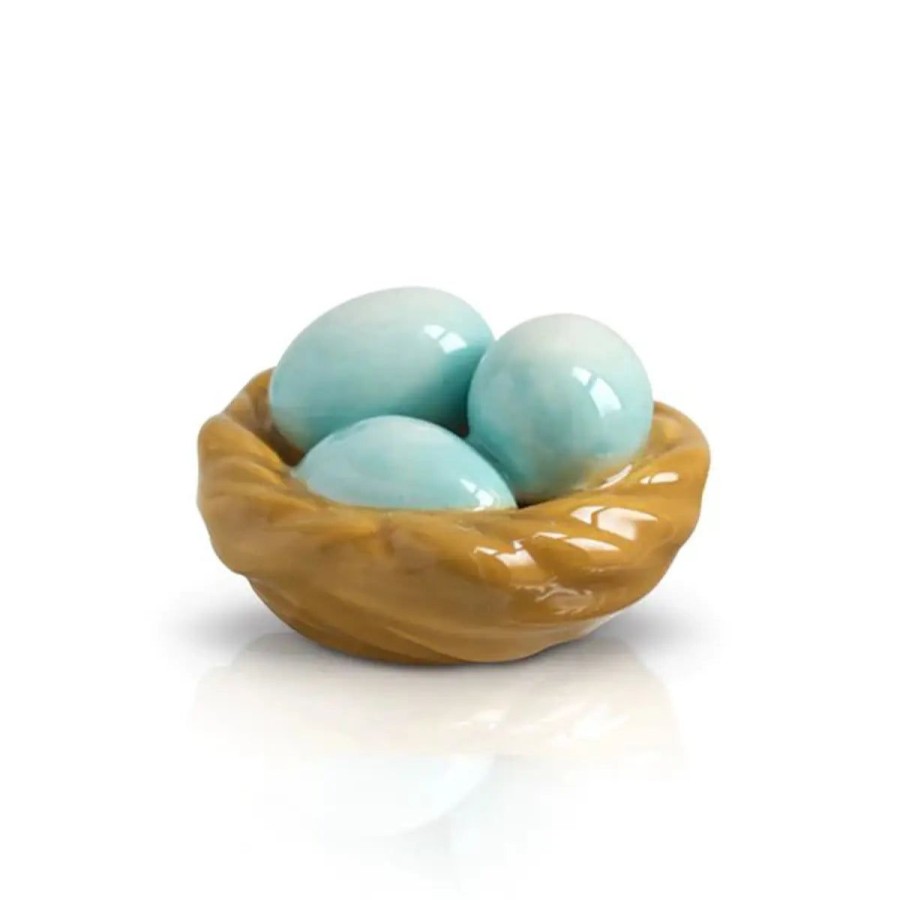 Nora Fleming Nora Fleming "Robin'S Egg Blue" Nest Mini New