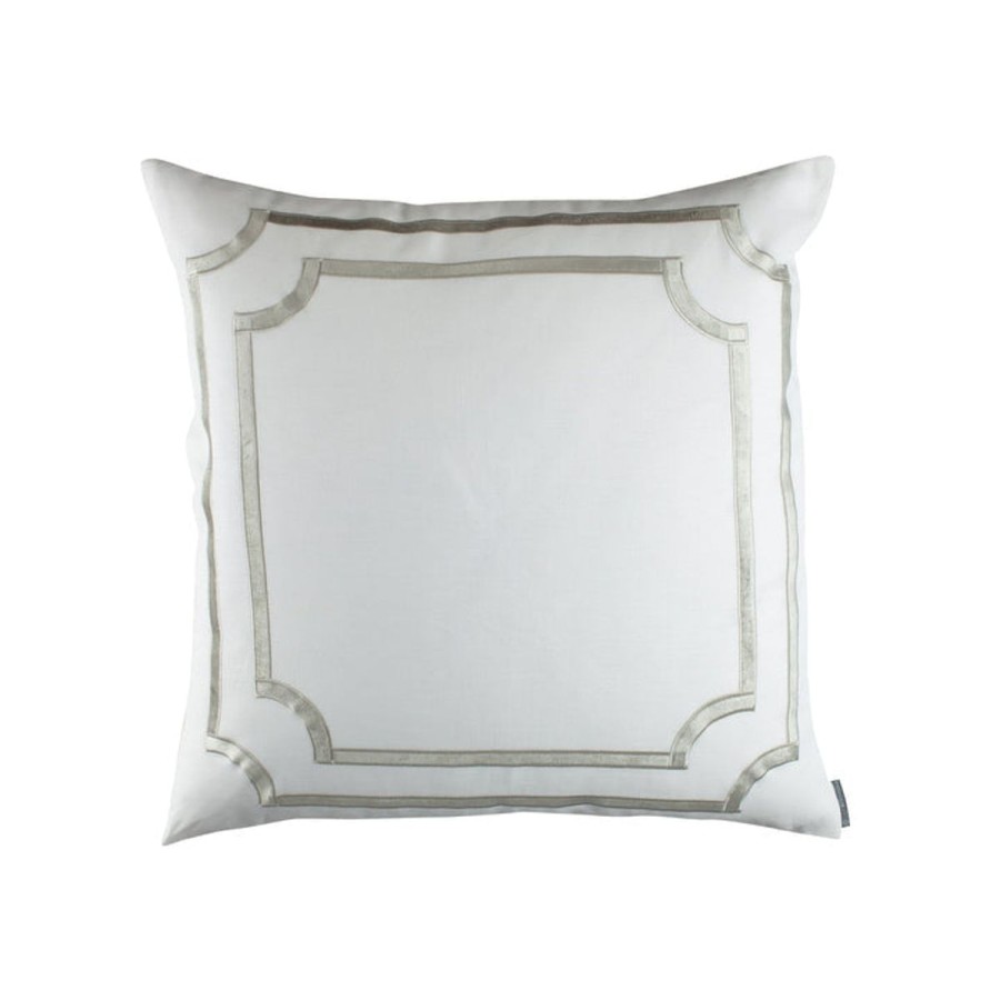 Lili Alessandra Lili Alessandra Soho European Pillow-White/Ice Silver Hot